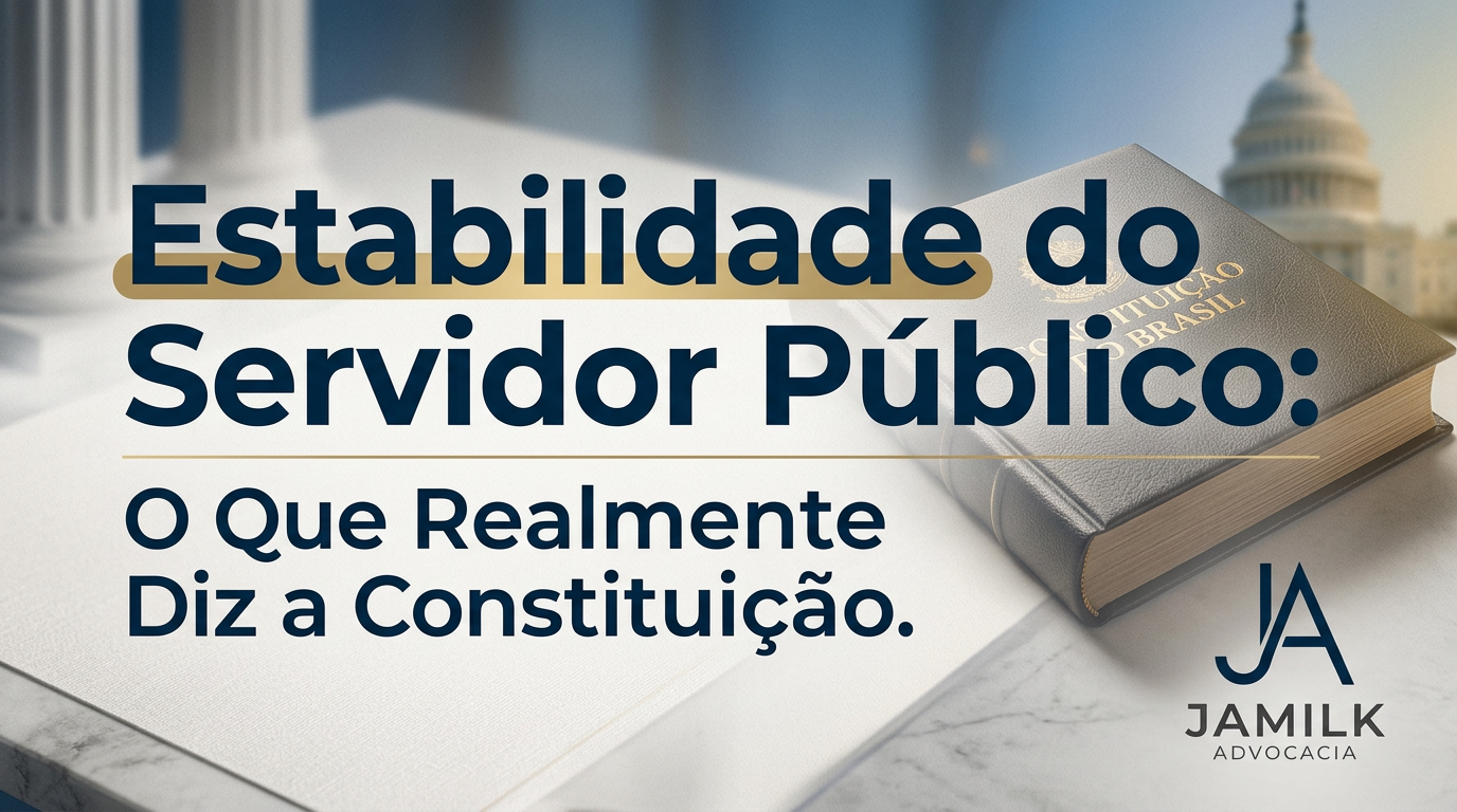 Estabilidade do Servidor Público: O Que Realmente Diz a Constituição